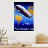 Hamburg Linie Art Deco Poster (Küche)