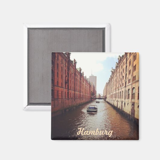 Hamburg Magnet (Vorderseite/Rückseite)