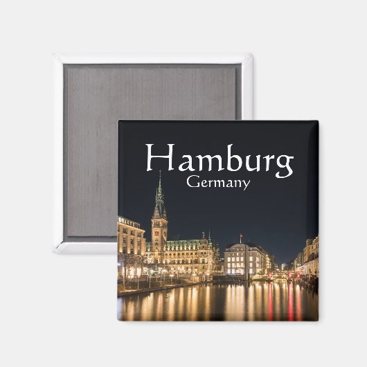 Hamburg Magnet (Vorderseite/Rückseite)