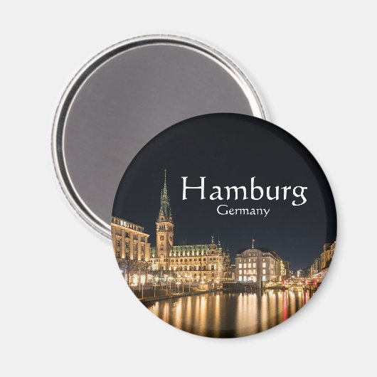 Hamburg Magnet (Vorderseite/Rückseite)
