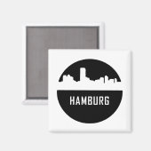 Hamburg Magnet (Vorderseite/Rückseite)