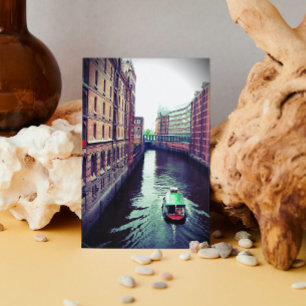 Hamburg oder Venedig? Postkarte