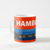 Hamburg* panoramische Schale Kaffeetasse (Vorderseite Links)