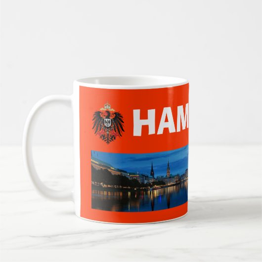 Hamburg* panoramische Schale Kaffeetasse (Links)