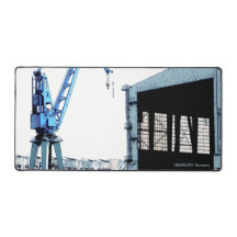 Hamburg Port Deutschland - Dock Crane - Pop Art -