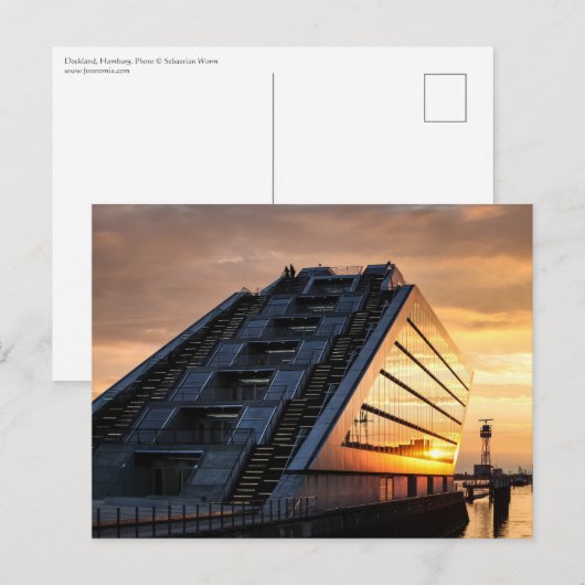 Hamburg Postkarte (Vorne/Hinten)