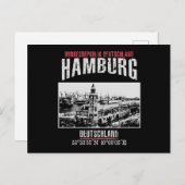 Hamburg Postkarte (Vorne/Hinten)
