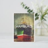 Hamburg Postkarte (Stehend Vorderseite)