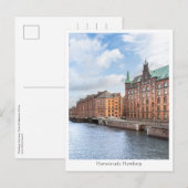 Hamburg Postkarte (Vorne/Hinten)