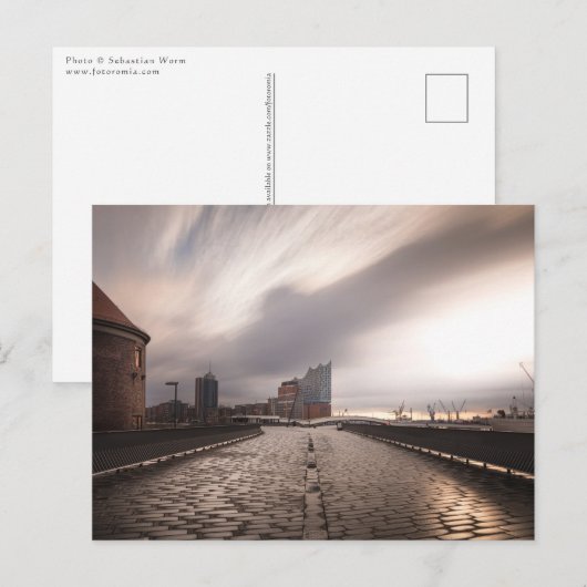 Hamburg Postkarte (Vorne/Hinten)