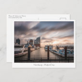 Hamburg Postkarte (Vorne/Hinten)