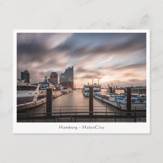Hamburg Postkarte (Vorderseite)