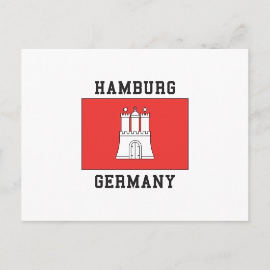 Hamburg Postkarte (Vorderseite)