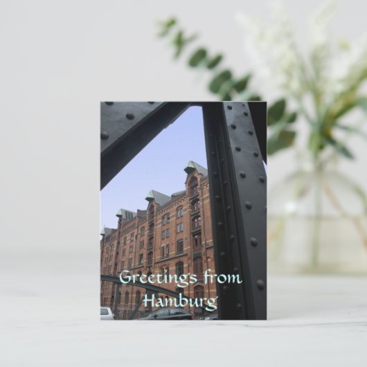 Hamburg Postkarte (Stehend Vorderseite)