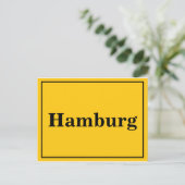Hamburg Postkarte (Stehend Vorderseite)