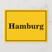 Hamburg Postkarte (Vorderseite)