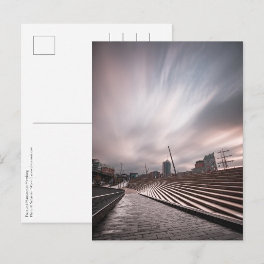 Hamburg Postkarte (Vorne/Hinten)