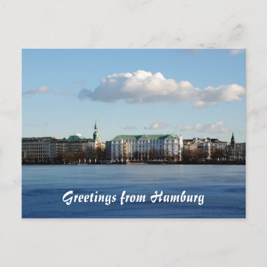 Hamburg Postkarte (Vorderseite)