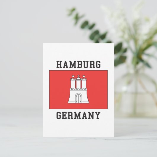 Hamburg Postkarte (Stehend Vorderseite)