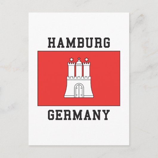 Hamburg Postkarte (Vorderseite)