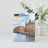 Hamburg Postkarte (Stehend Vorderseite)