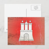 Hamburg Postkarte (Vorne/Hinten)