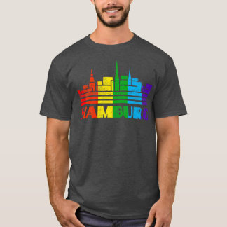 Hamburg Pride Hamburg LGBT-Geschenk LGBTQ Support T-Shirt