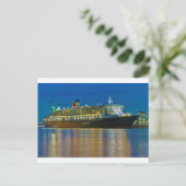 Hamburg Queen Marry 2 Postkarte (Stehend Vorderseite)