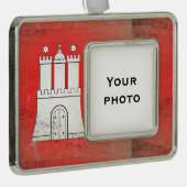 Hamburg Rahmen-Ornament Silber (Rechts)