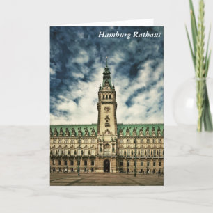 Hamburg Rathaus, Deutschland Karte