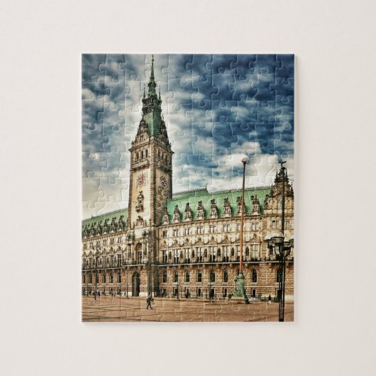 Hamburg Rathaus, Deutschland Puzzle (Vertikal)