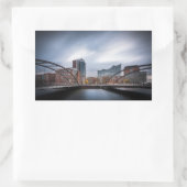 Hamburg Rechteckiger Aufkleber (Tasche)