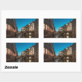 Hamburg Rechteckiger Aufkleber (Blatt)