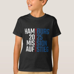 Hamburg Rise 2025 Fan Design Fußball Liebe  T-Shirt