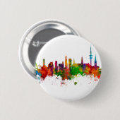 Hamburg Skyline Button (Vorne & Hinten)
