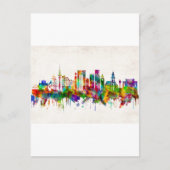 Hamburg Skyline Feiertagspostkarte (Vorderseite)