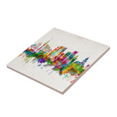 Hamburg Skyline Fliese (Seite)