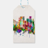 Hamburg Skyline Geschenkanhänger (Rückseite)