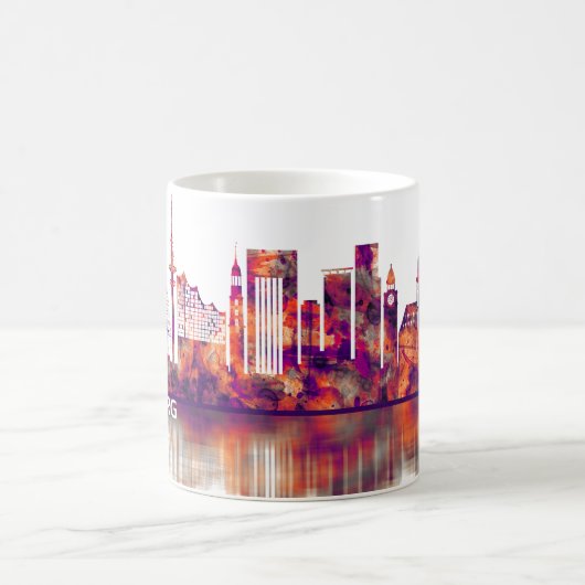 Hamburg Skyline Kaffeetasse (Mittel)