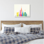 Hamburg Skyline Leinwanddruck (Insitu (Schlafzimmer))