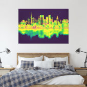 Hamburg Skyline Leinwanddruck (Insitu (Schlafzimmer))