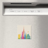 Hamburg Skyline Magnet (In Situ (Geschirrspüler))