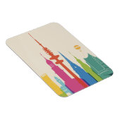 Hamburg Skyline Magnet (Rechte Seite)