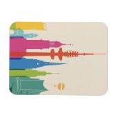 Hamburg Skyline Magnet (Horizontal)