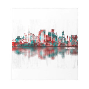 Hamburg Skyline Notizblock