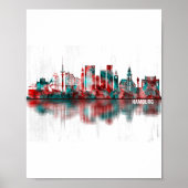 Hamburg Skyline Poster (Vorne)