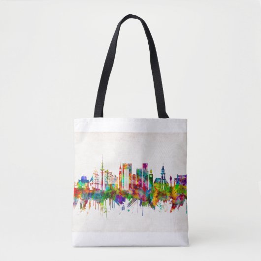Hamburg Skyline Tasche (Vorderseite)