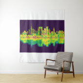Hamburg Skyline Wandteppich (Beispiel)