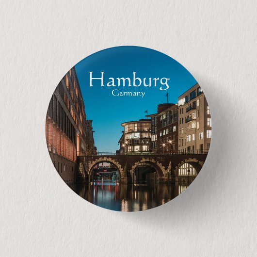 Hamburg Souvenir Button (Vorderseite)