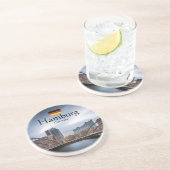 Hamburg Souvenir Getränkeuntersetzer (Seite)